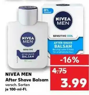 Kaufland Nivea Men Afer Shave Balsam Angebot