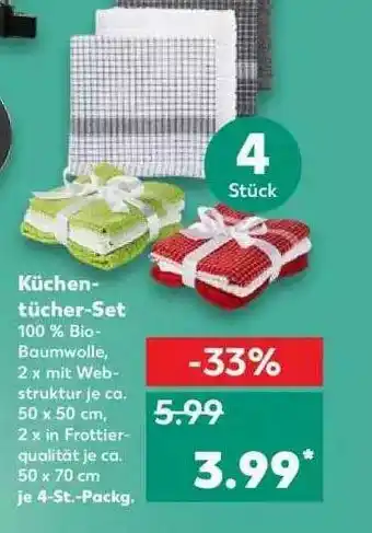 Kaufland Küchen-tücher-set Angebot