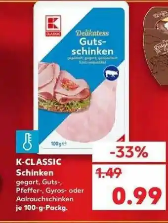 Kaufland K-classic Schinken Angebot