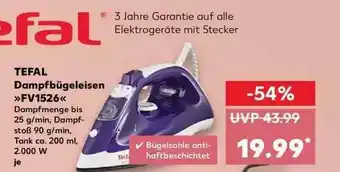 Kaufland Tefal Dampfbügeleisen »fv1526« Angebot