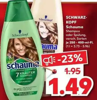 Kaufland Schwarzkopf Schauma Shampoo Oder Spülung Angebot