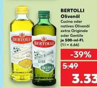 Kaufland Bertolli Olivenöl Angebot