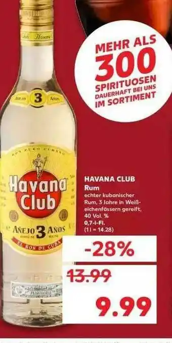 Kaufland Havana Club Rum Angebot