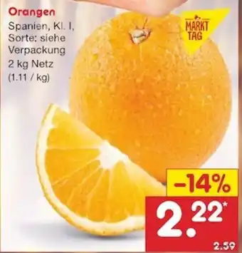 Netto Marken-Discount Orangen 2kg Angebot