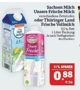 Marktkauf Sachsen Milch Unsere Frische Milch Oder Thüringer Land Frische Vollmilch Angebot