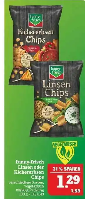 Marktkauf Funny-frisch Lisen Oder Kichererbsen Chips Angebot