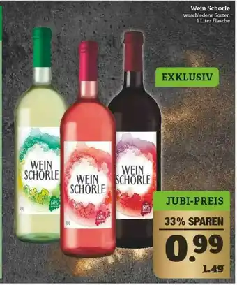 Marktkauf Wein Schorle Angebot