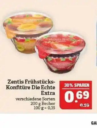 Marktkauf Zentis Frühstücks-konfitüre Die Echte Extra Angebot