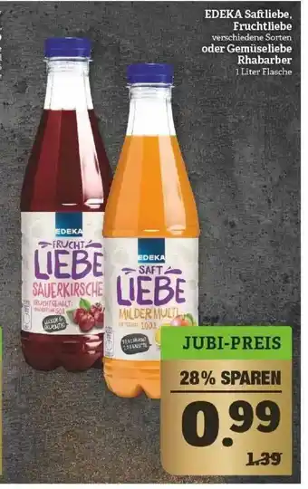 Marktkauf Edeka Suftliebe Fruchtliebe Oder Gemüseliebe Rhabarber Angebot