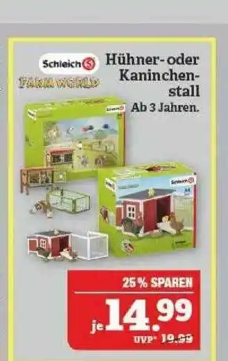 Marktkauf Schleisch Hühner-oder Kanichen-stall Angebot