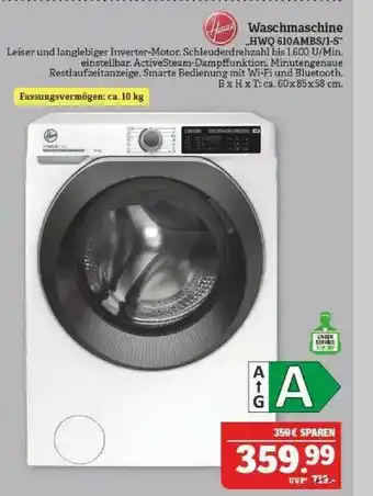 Marktkauf Waschmaschine „hmw 610ambs 1-s” Angebot