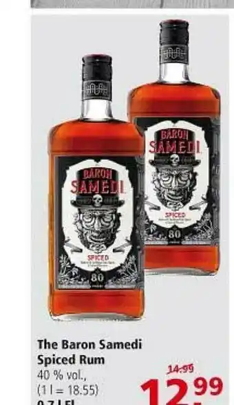 Multi Markt The Baron Samedi Spiced Rum Angebot