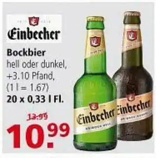 Multi Markt Einbecher Bockbier Angebot