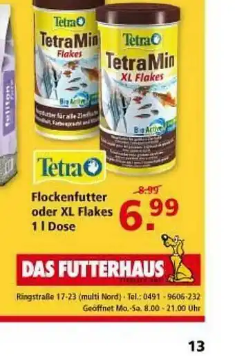 Multi Markt Tetra Flockenfutter Oder Xl Flakes Angebot