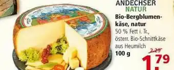 Multi Markt Andechser Natur Bio-bergblumenkäse Natur Angebot