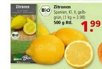 Multi Markt Zitronen Bio Angebot