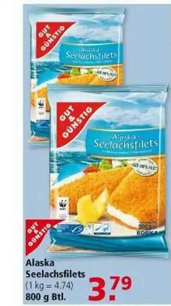 Multi Markt Alaska Seelachisfilets Gut & Günstig Angebot