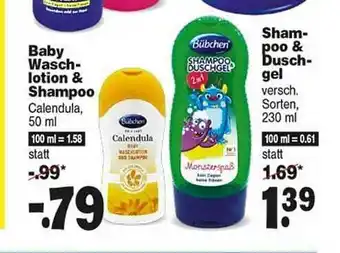 Repo Markt Bübchen Baby Waschlotion & Shampoo Oder Shampoo & Duschgel Angebot