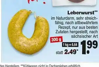 Repo Markt Leberwurst Angebot