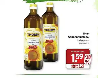 Wasgau Thomy Sonnenblumenöl Angebot