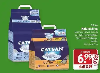 Wasgau Catsan Katzenstreu Angebot