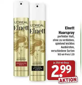 Wasgau Elnett Haarspray Angebot