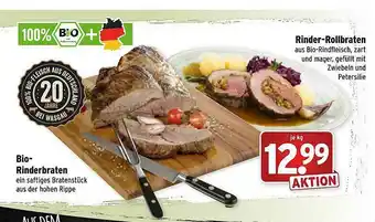 Wasgau Bio-rinderbraten Oder Rinder-rollbraten Angebot