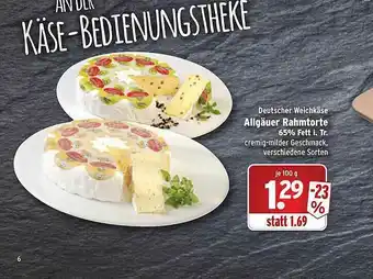 Wasgau Allgäuer Rahmtorte Angebot