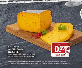 Wasgau Holland Master Hot Chili Gouda Angebot