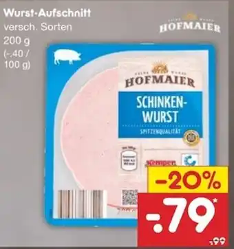 Netto Marken-Discount Wurst Aufschnitt 200g Angebot