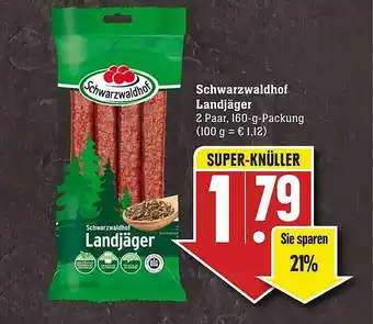 Scheck-in-Center Schwarzwaldhof Landjäger Angebot