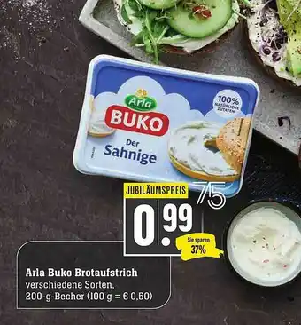 Scheck-in-Center Arla Buko Brotaufstrich Angebot