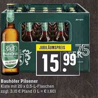 Scheck-in-Center Bauhöfer Pilsener Angebot