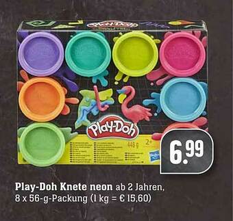 Scheck-in-Center Play-doh Knete Neon Angebot