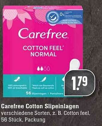 Scheck-in-Center Carefree Cotton Slipeinlagen Angebot