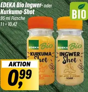 Simmel EDEKA Bio Ingwer oder Kurkuma-Shot 95 ml Flasche Angebot