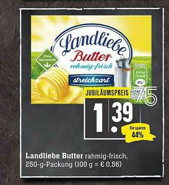 Scheck-in-Center Landliebe Butter Angebot