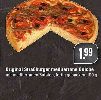 Scheck-in-Center Original Straßburger Mediterrane Quiche Angebot