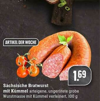 Scheck-in-Center Sächsische Bratwurst Mit Kümmel Angebot