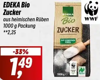 Simmel EDEKA Bio Zucker 1000 g Packung Angebot