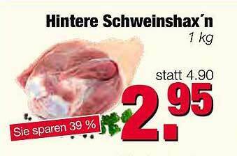 Edeka Scherer Hintere Schweineshax'n Angebot