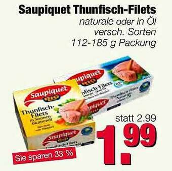 Edeka Scherer Saupiquet Thunfisch-filets Angebot