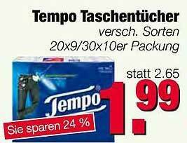 Edeka Scherer Tempo Taschentücher Angebot