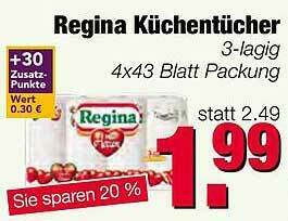 Edeka Scherer Regina Küchentücher Angebot