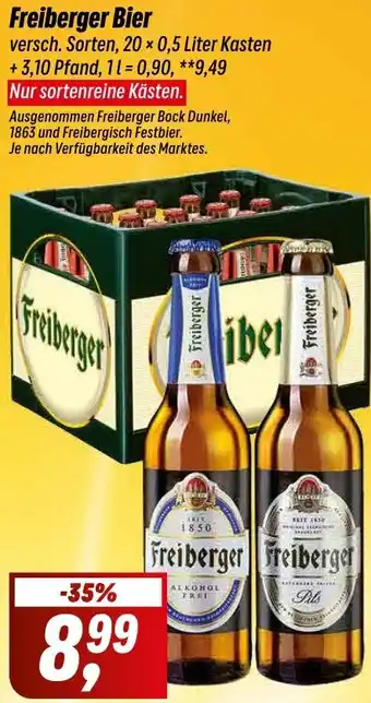 Simmel Freiberger Bier 20x0,5 Liter Kasten Angebot