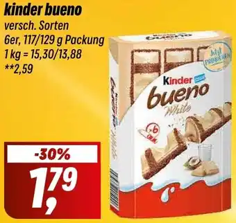 Simmel kinder bueno 6er, 117/129 g Packung Angebot