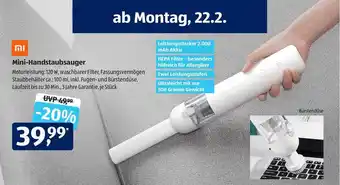 Aldi Süd Mini-Handstaubsauger Angebot