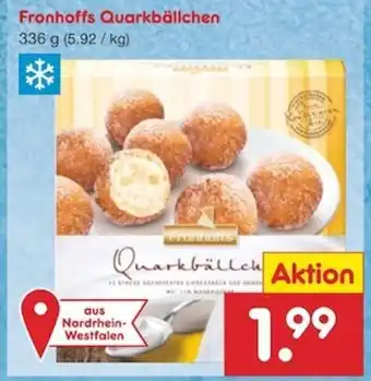 Netto Marken-Discount Fronhoffs Quarkbällchen 336g Angebot