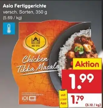 Netto Marken-Discount Asia Fertiggerichte 350g Angebot