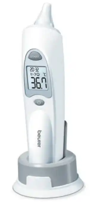 Euronics Beurer ft 58 ohrthermometer weiß/silber Angebot